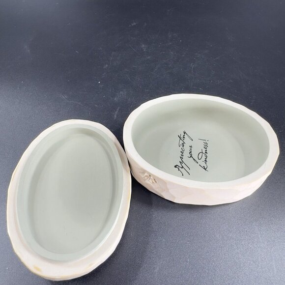 Vintage 2005 Willow Tree Trinket Box Jewelry Holder Demdaco Susan Lordi Resin - Picture 2 of 11